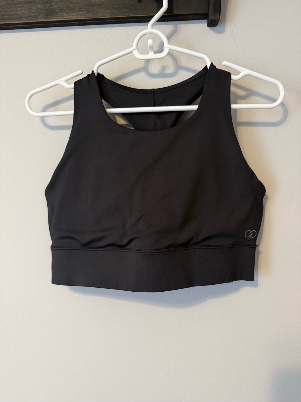 CALIA by Carrie Underwood Black High-Neck Crop Sports Bra